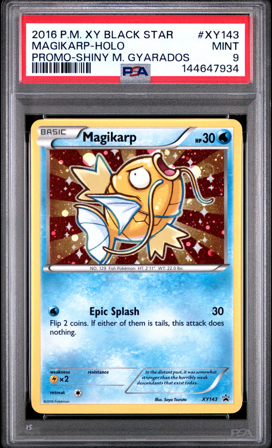 Magikarp XY143 PSA 9 voorkant