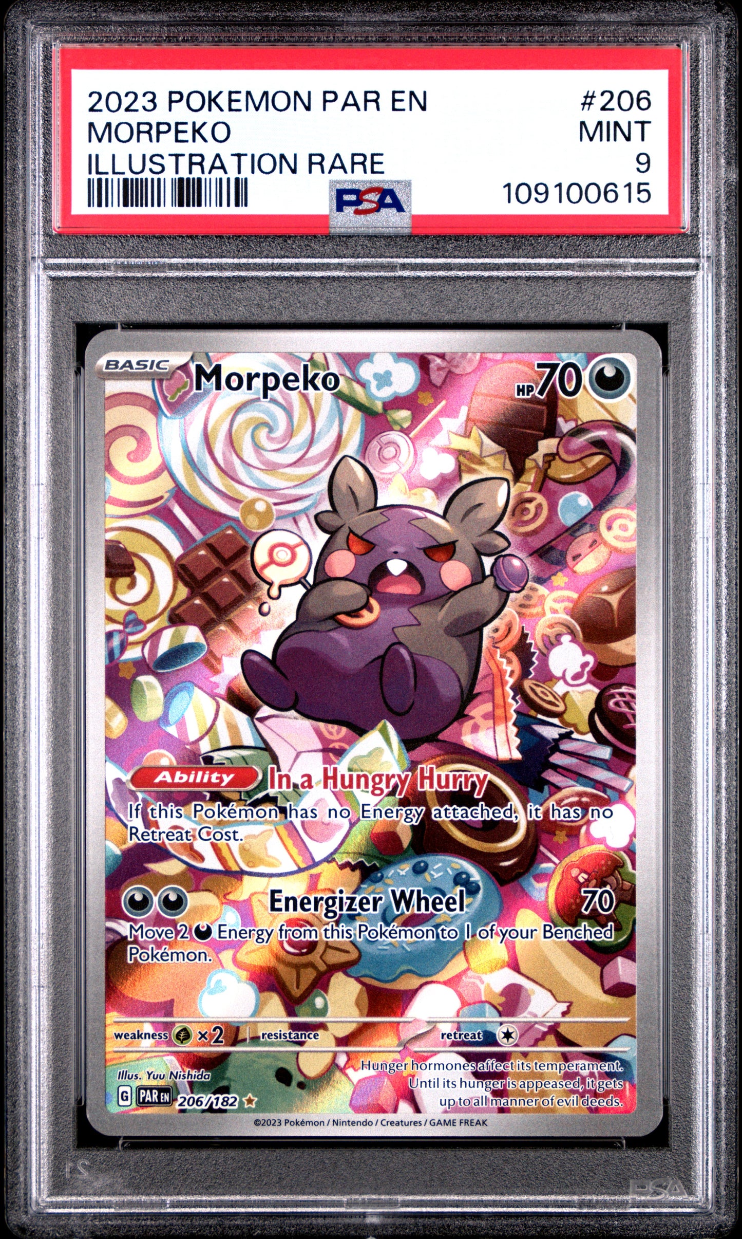 Morpeko 206 Paradox Rift PSA 9 voorkant