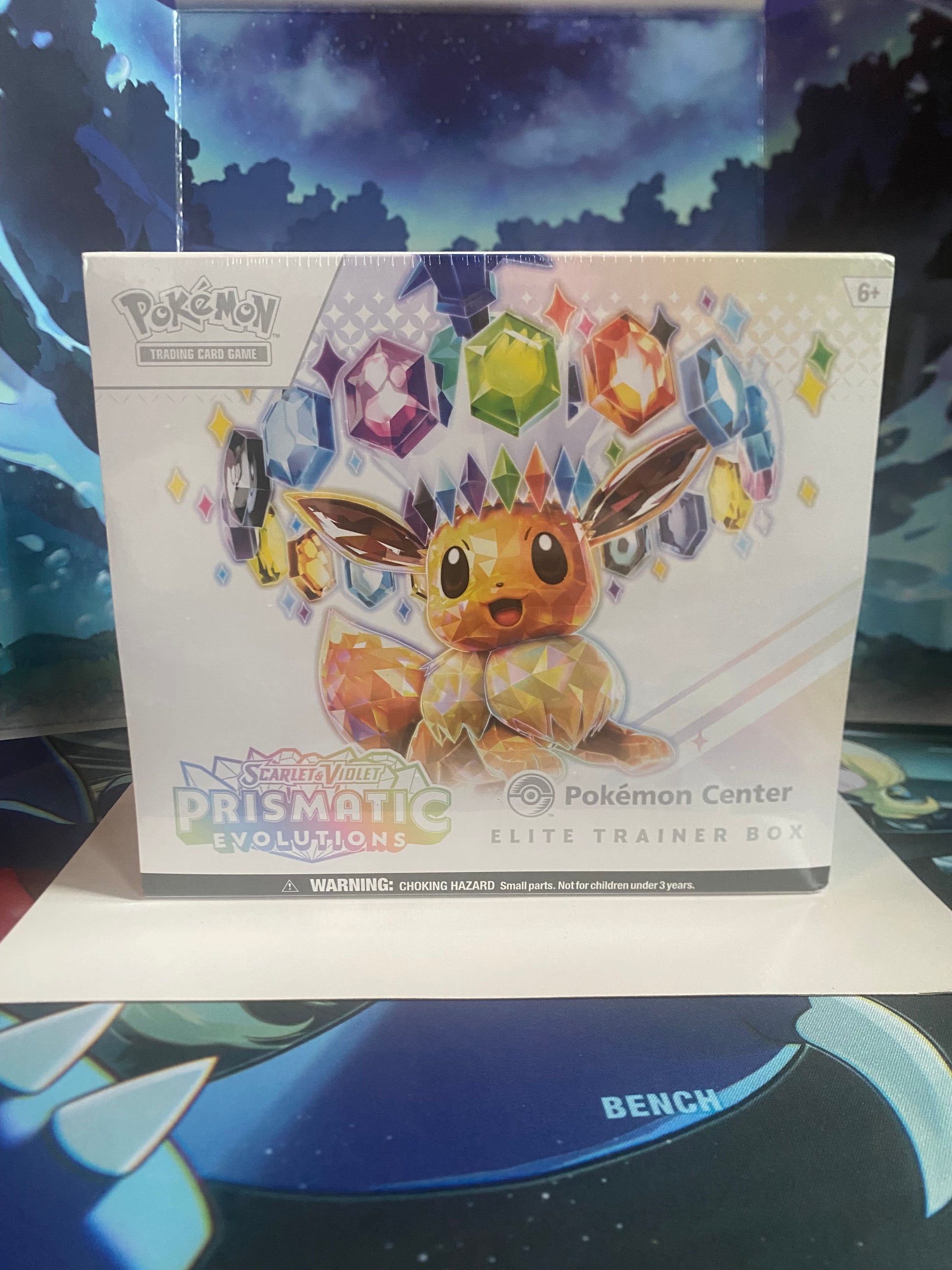 Prismatic Evolutions Pokemon Center ETB voorkant Sealed Collector