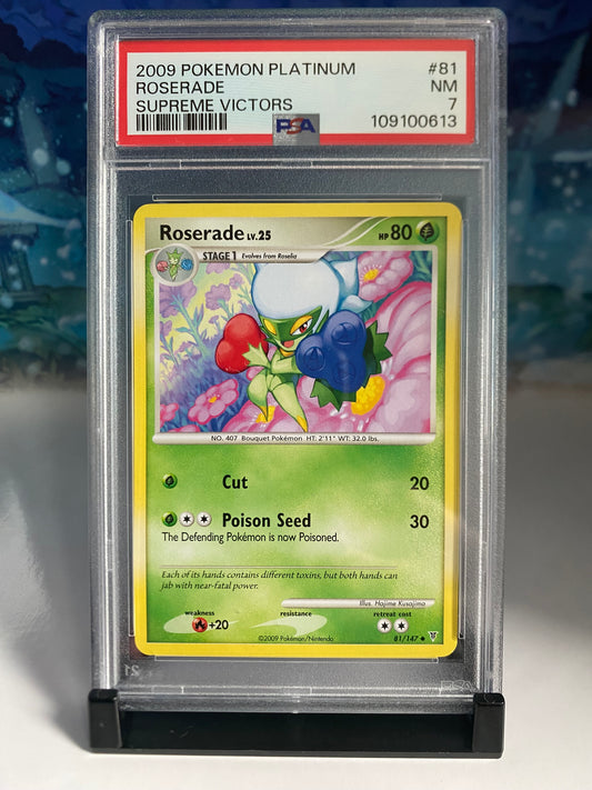Roserade 81 Supreme Victors PSA 7