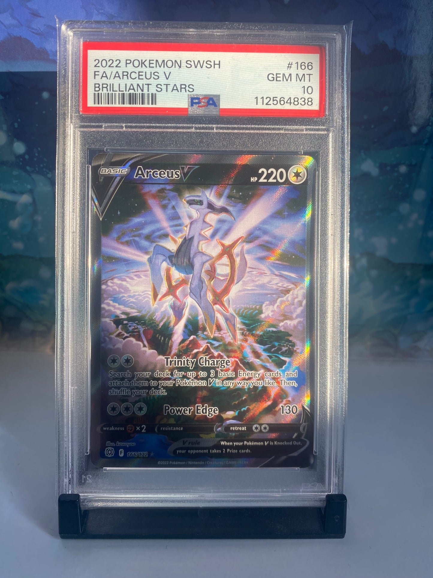 Arceus V 166 PSA 10 Sealed Collector