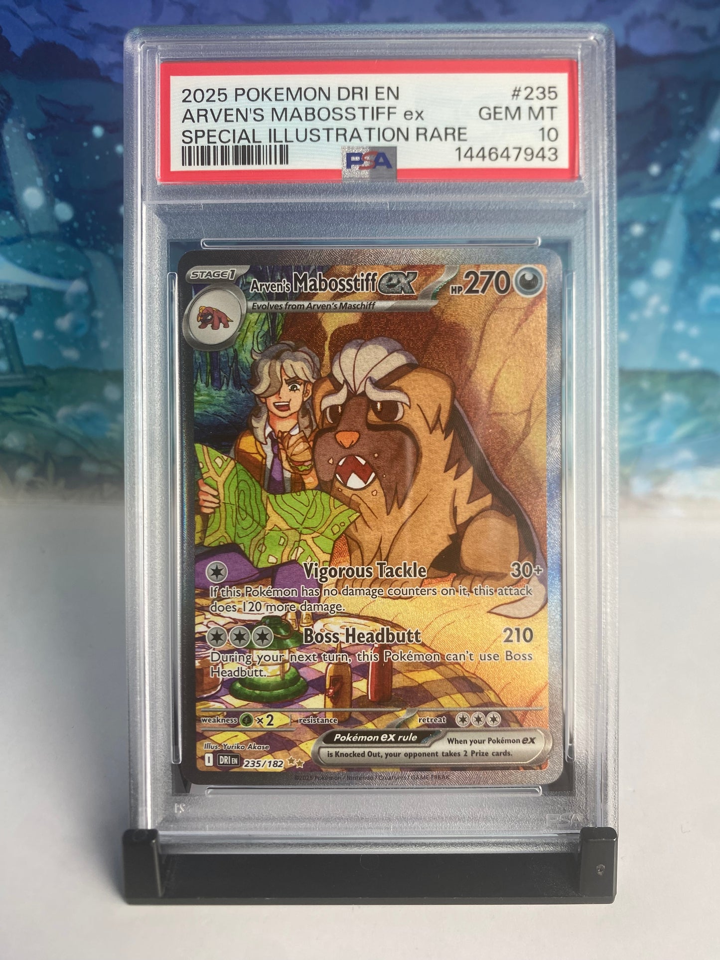 Arven's Mabosstiff 235 PSA 10 Sealed Collector