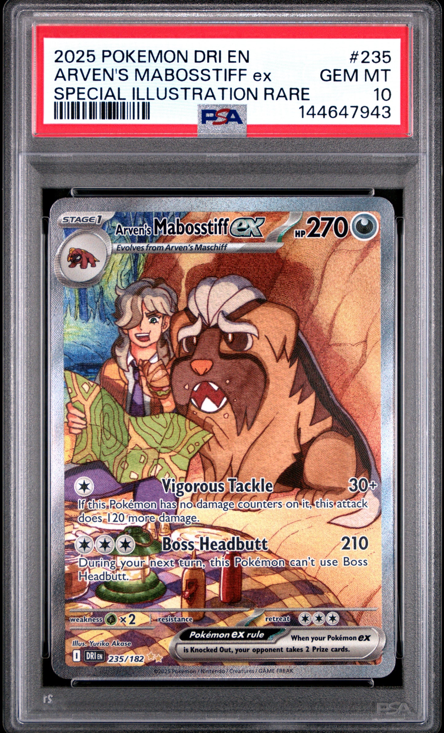 Arvens Mabosstiff 235 PSA 10 voorkant