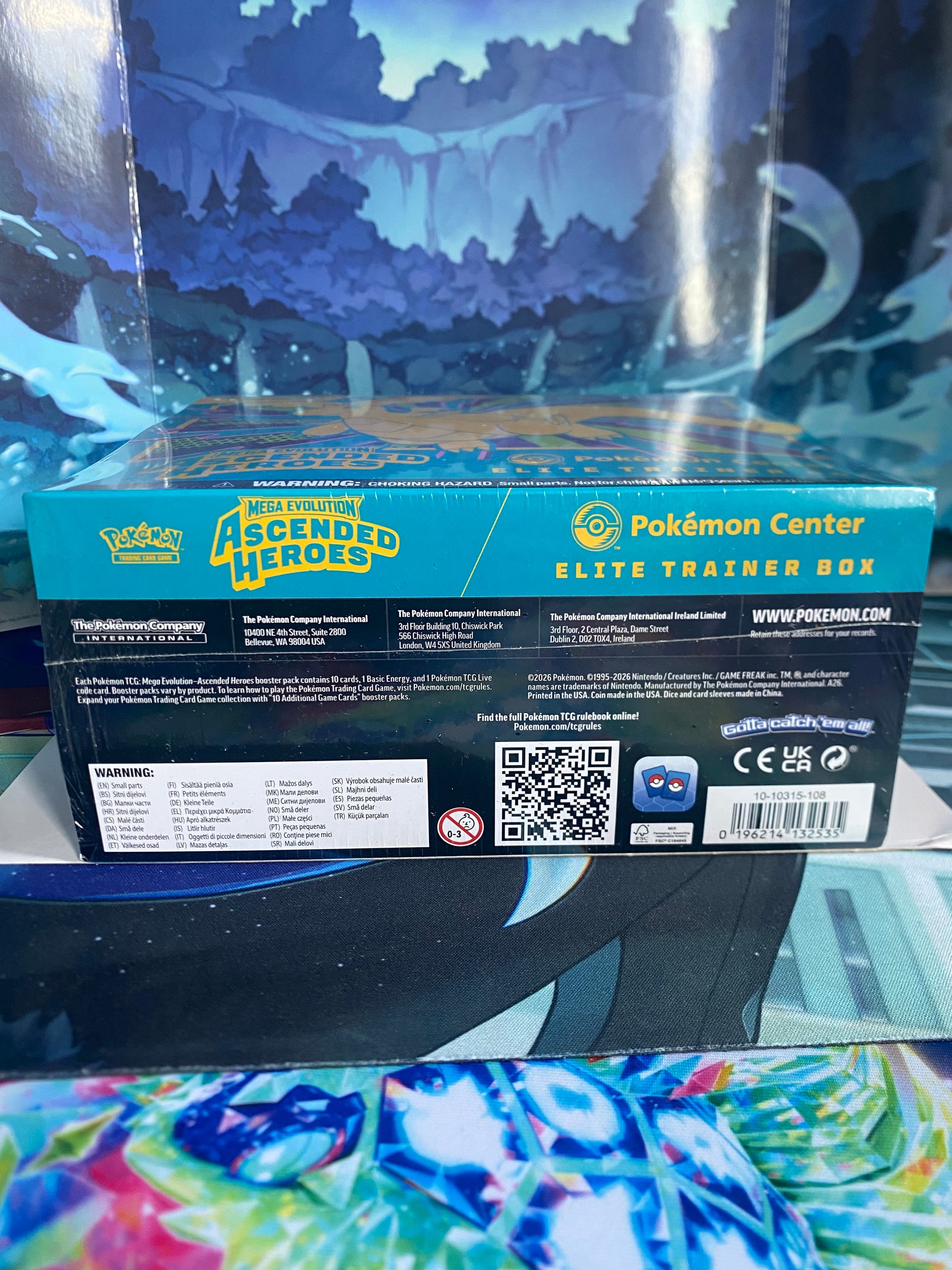 Ascended Heroes Pokémon Center ETB onderkant