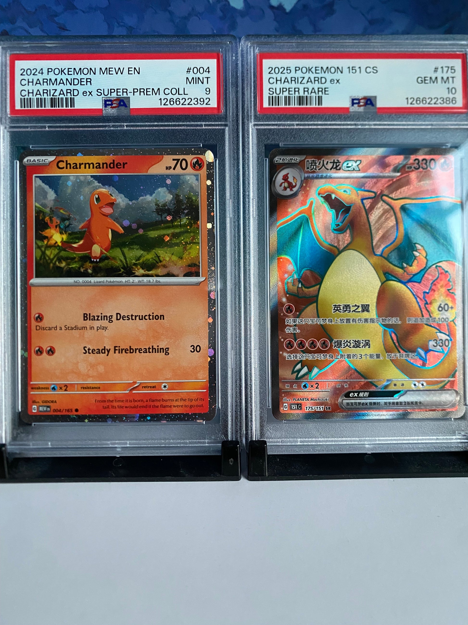 Charizard & Charmander PSA Sealed Collector