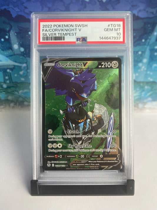 Corviknight V TG18 PSA 10 Sealed Collector