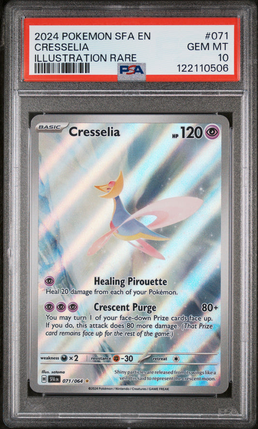Cresselia 071 PSA 10 voorkant