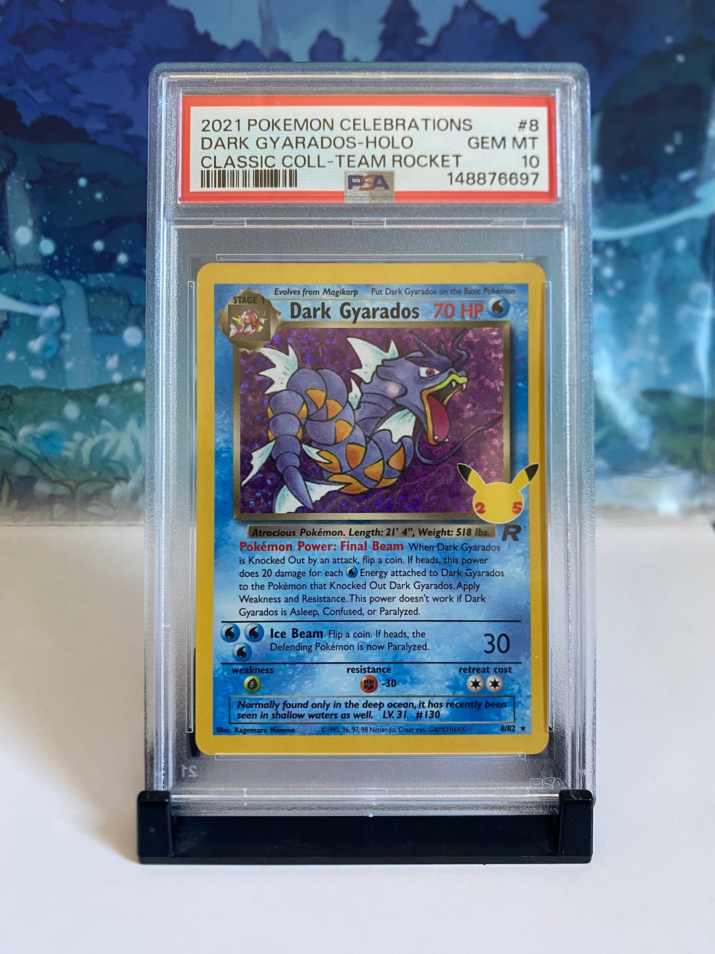 Dark Gyarados Celebrations PSA 10 Sealed Collector