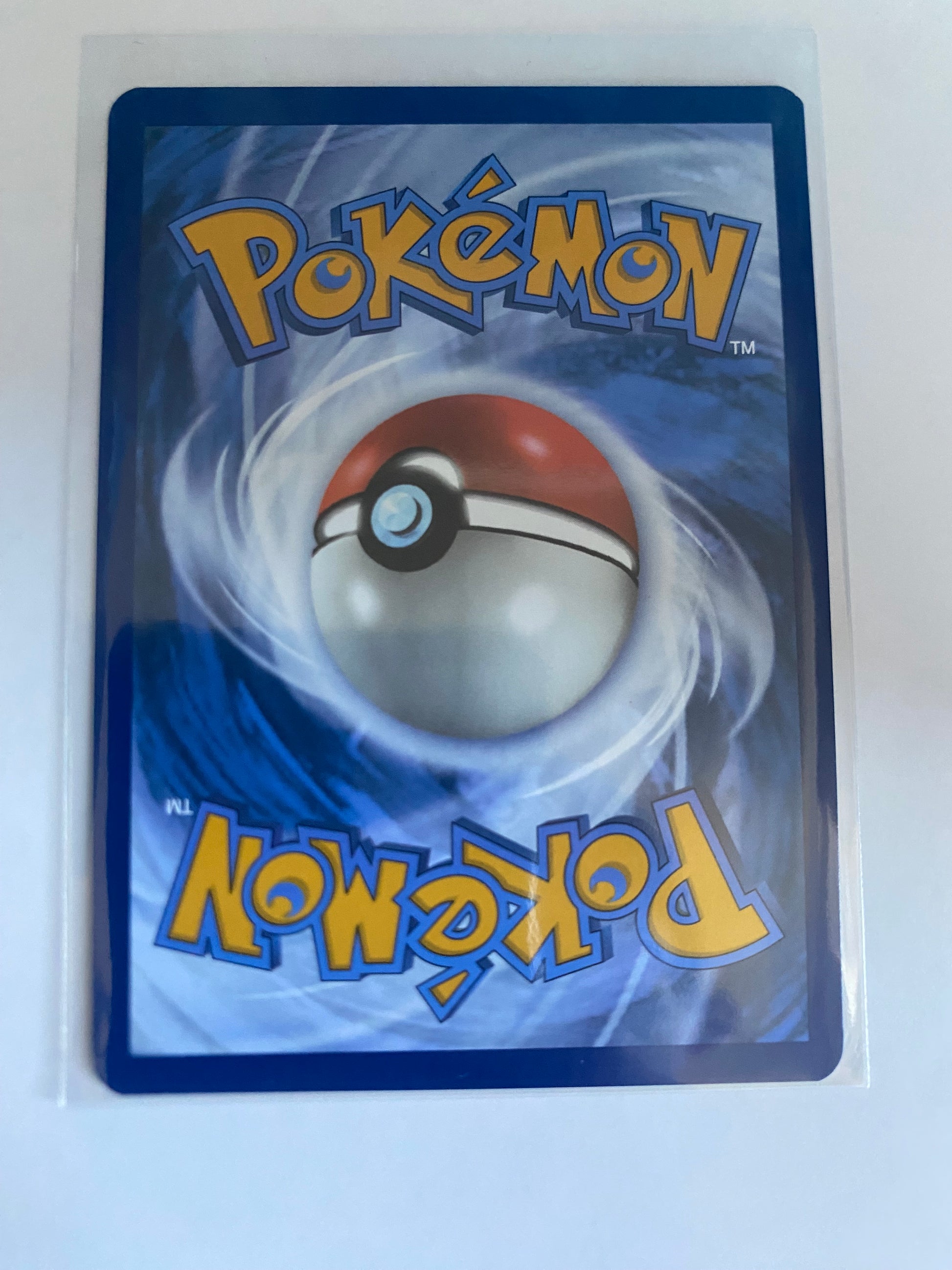 Eevee 74 Pokemon Day promo sleeved close up achterkant