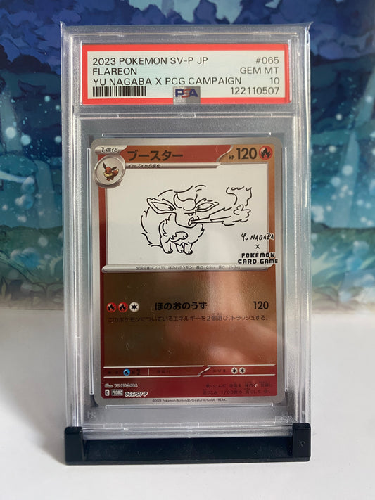 Flareon Yu Nagaba PSA 10 voorkant