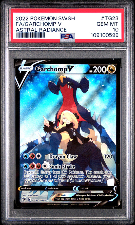 Garchomp TG23 Astral Radiance PSA 10 voorkant