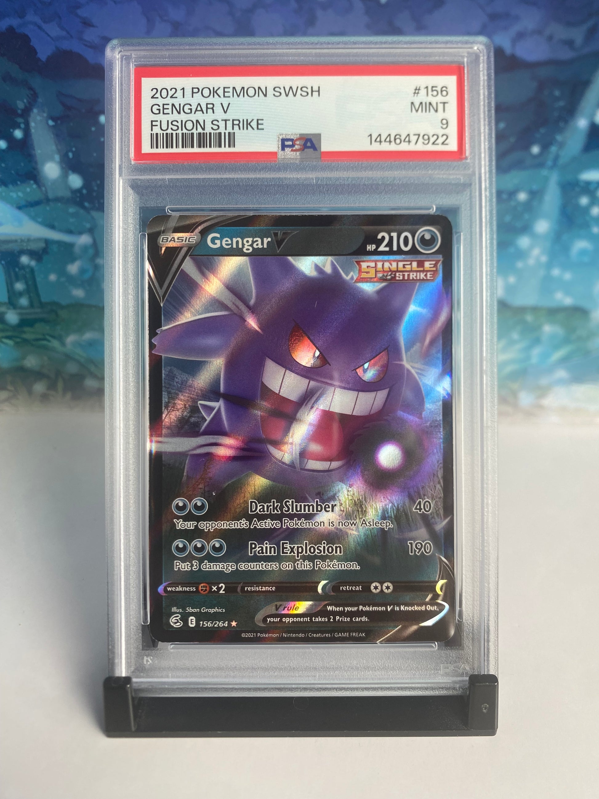 Gengar V 156 PSA 9 Sealed Collector