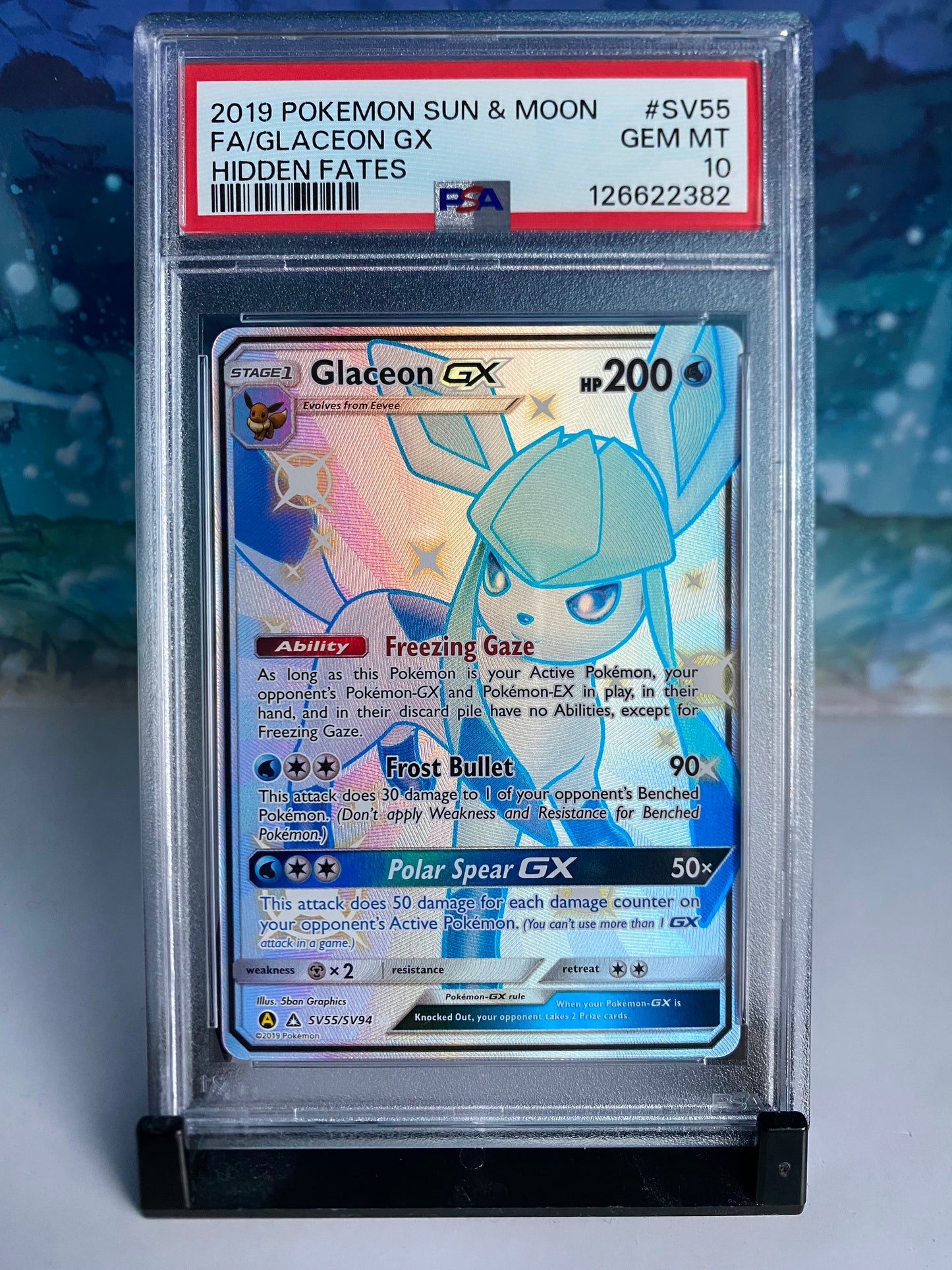 Glaceon GX SV55 PSA 10 Sealed Collector 