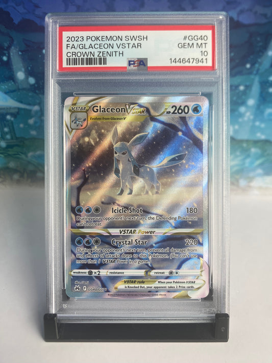 Glaceon Vstar GG40 PSA 10 Sealed Collector