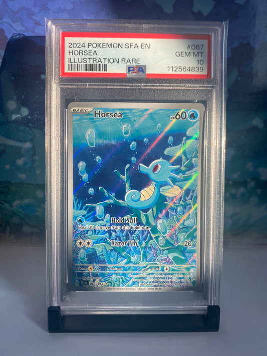Horsea 067 Illustration Rare PSA10 Sealed Collector