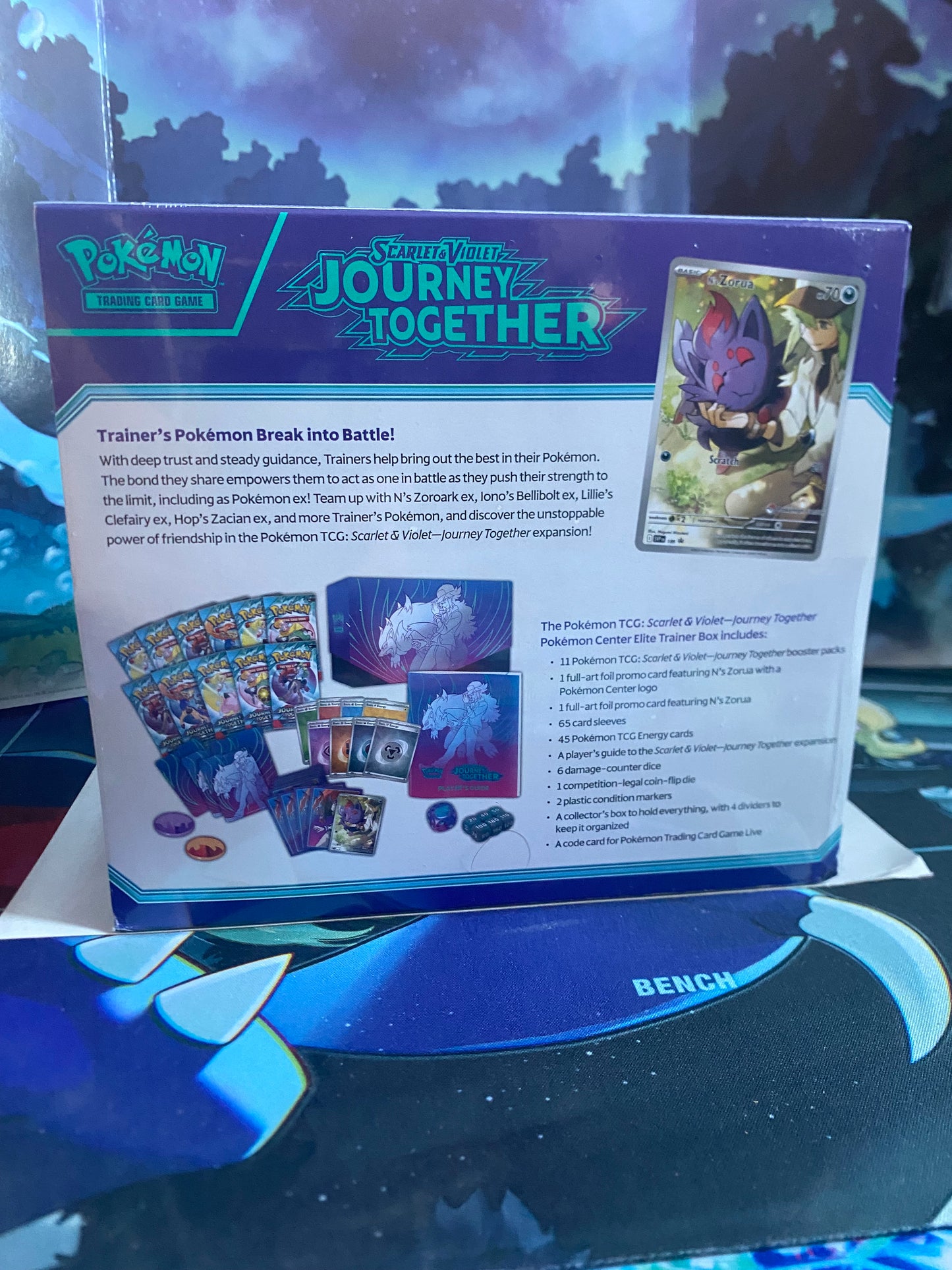 Journey Together Pokémon Center ETB achter Sealed Collector
