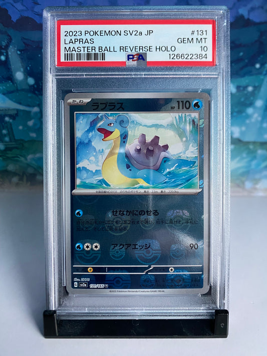 Lapras Master Ball 131 PSA 10 Sealed Collector