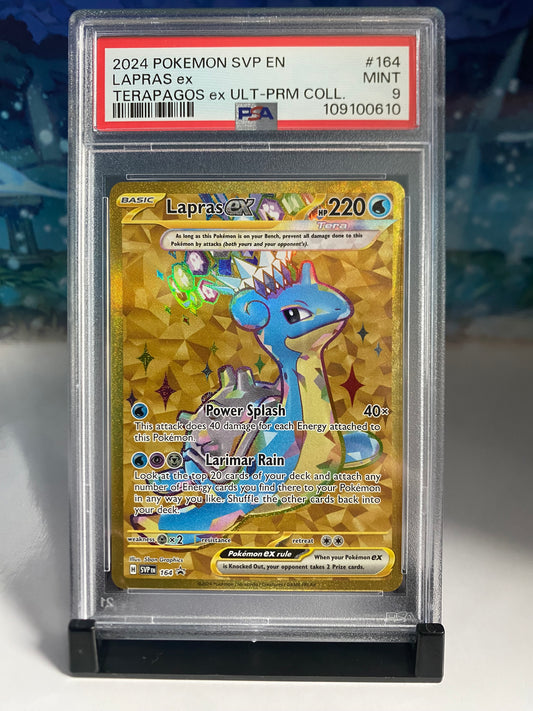 Lapras SVP164 Terapagos Ultra Premium Collection PSA 9