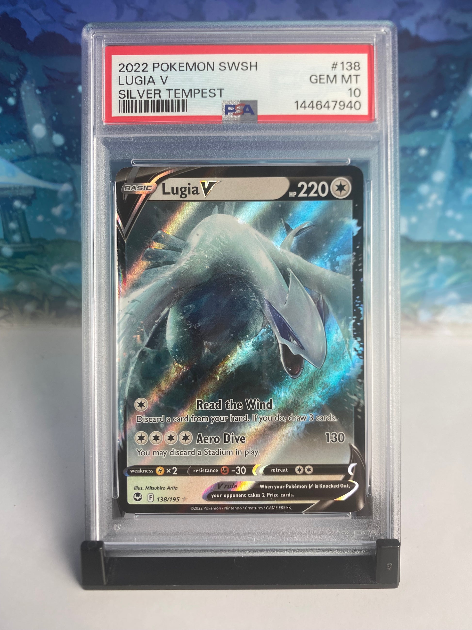 Lugia V 138 PSA 10 Sealed Collector