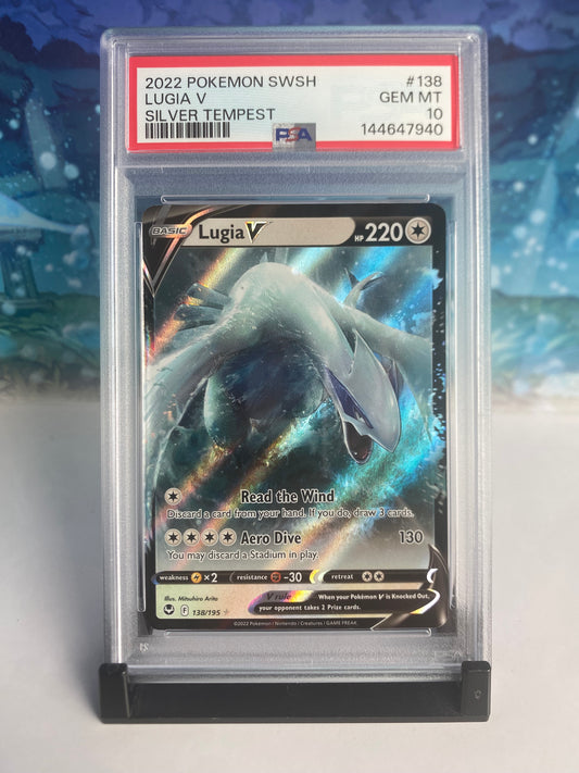 Lugia V 138 PSA 10 Sealed Collector