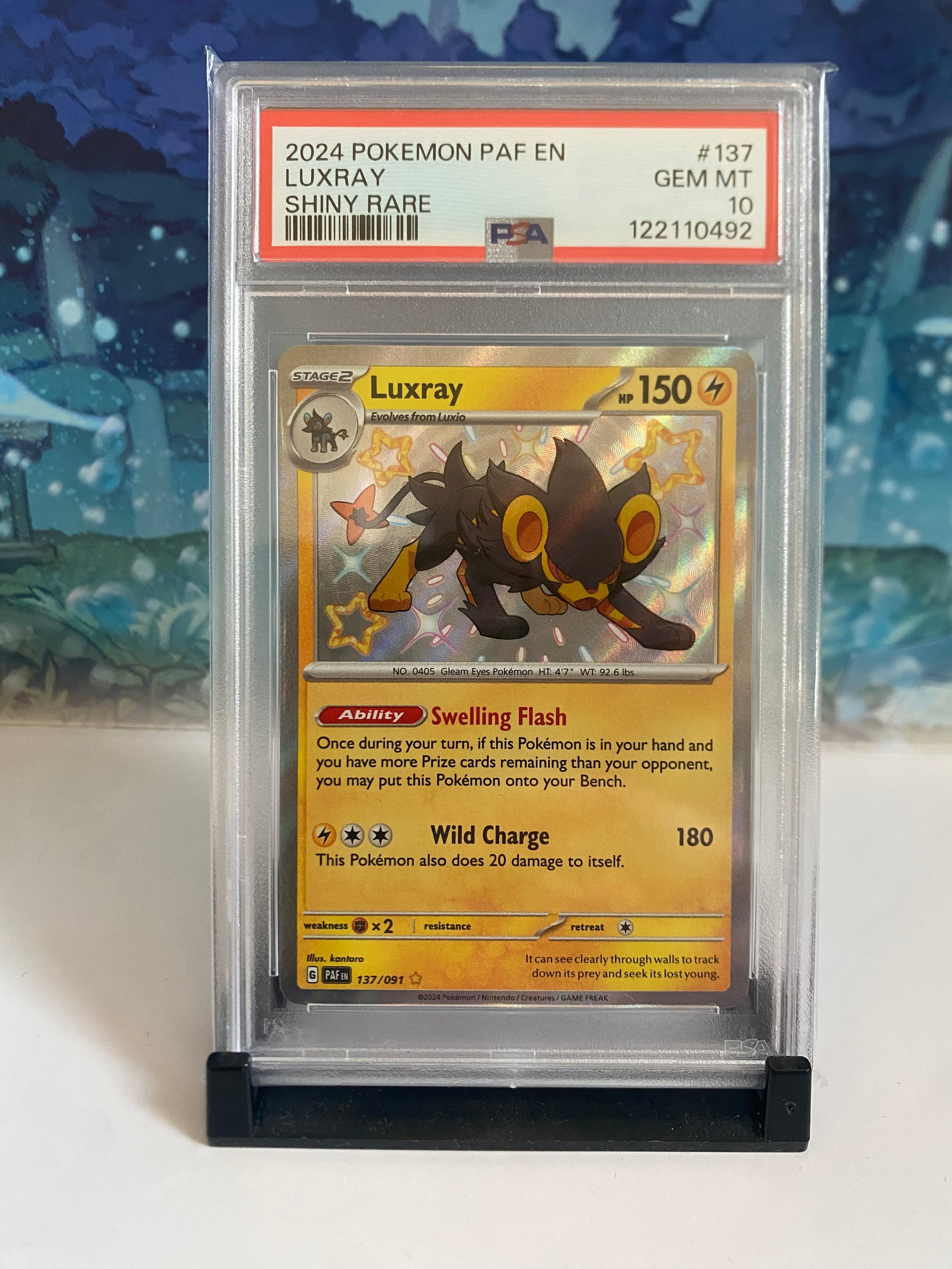 Luxray 137 PSA 10 Sealed Collector