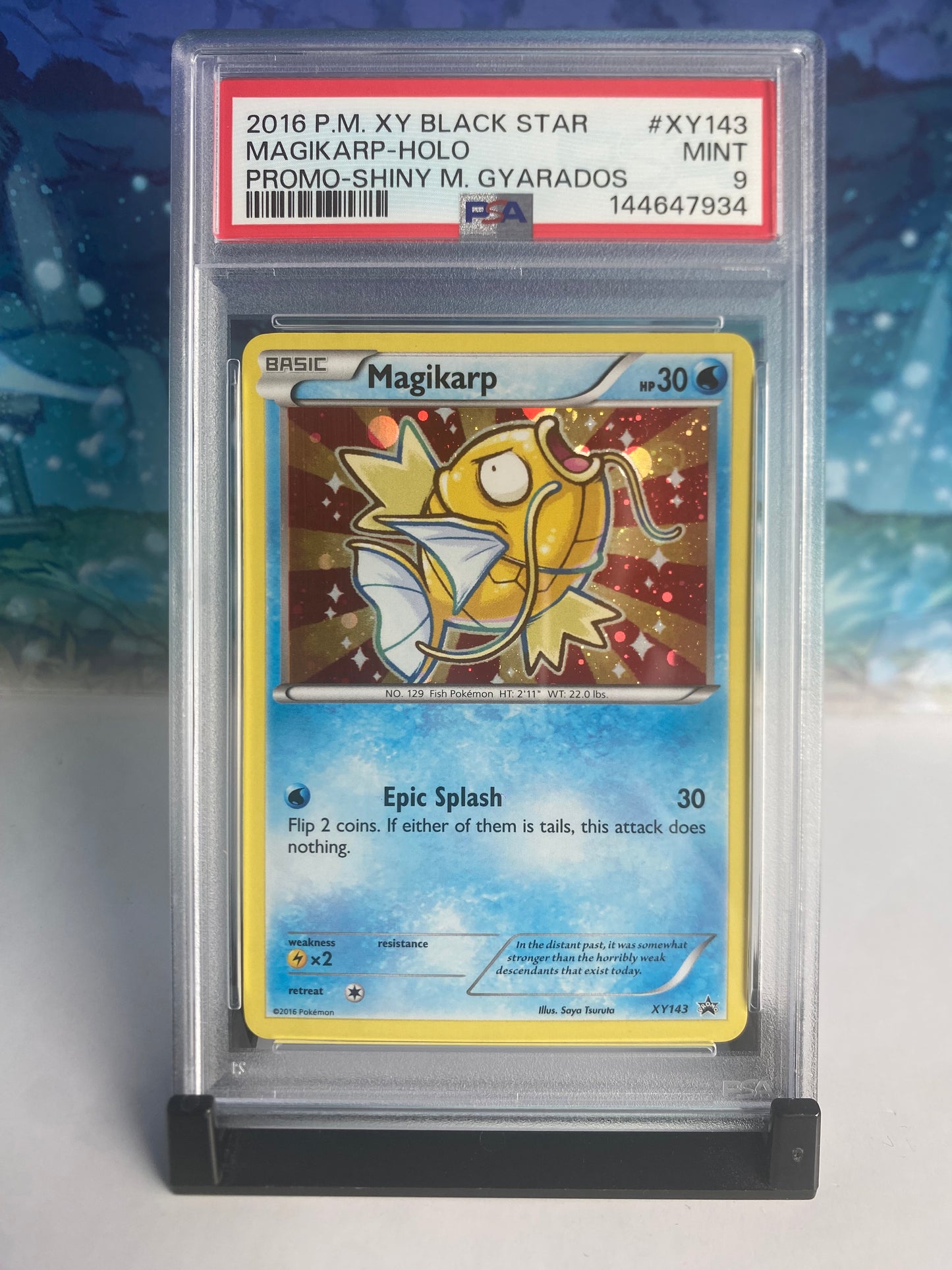 Magikarp XY143 PSA 9 Sealed Collector