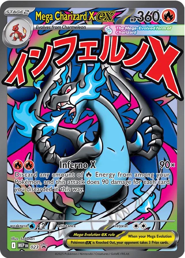 Mega Charizard x Ex MEP023 