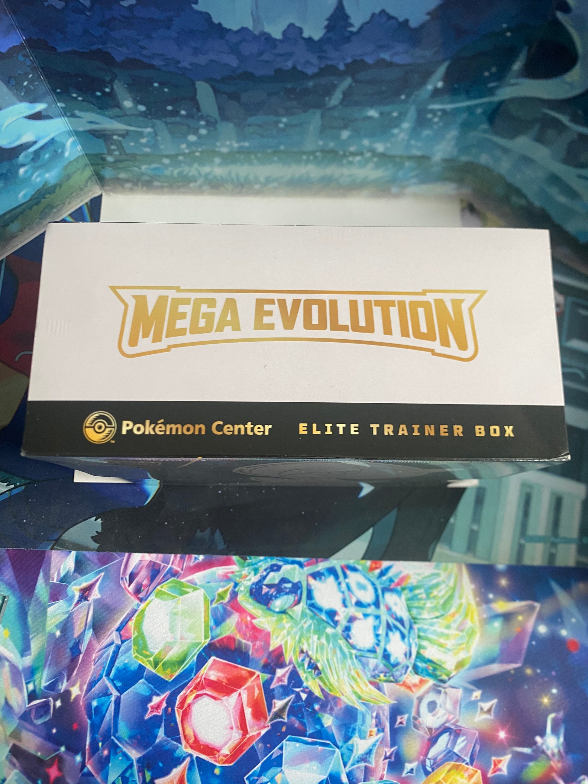 Mega Evolution Gardevoir Pokémon Center ETB bovenkant