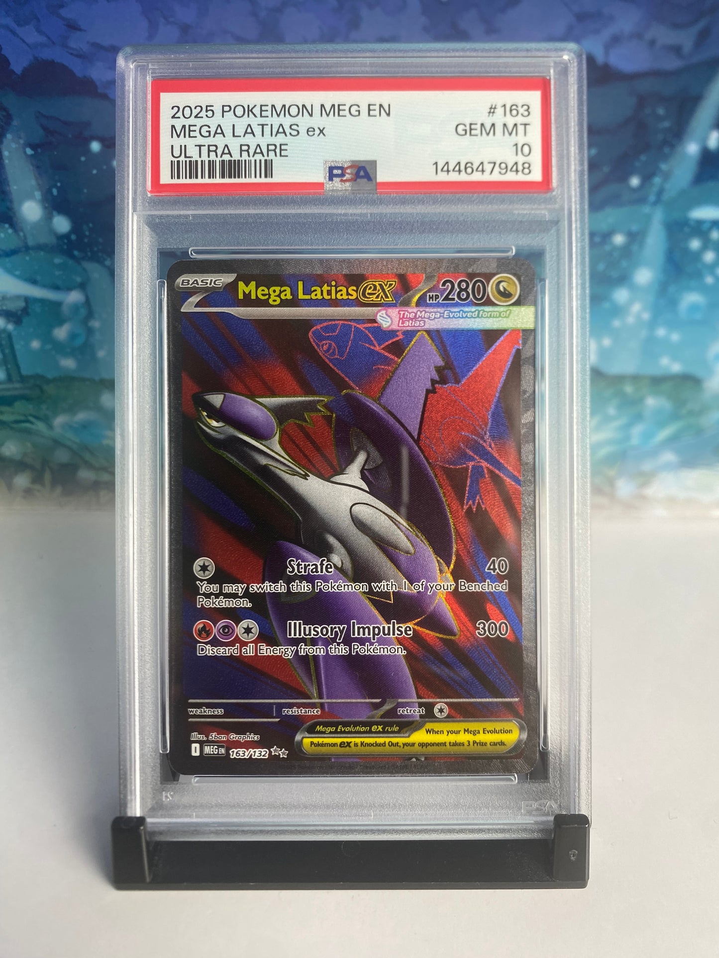 Mega Latias 163 PSA 10 Sealed Collector