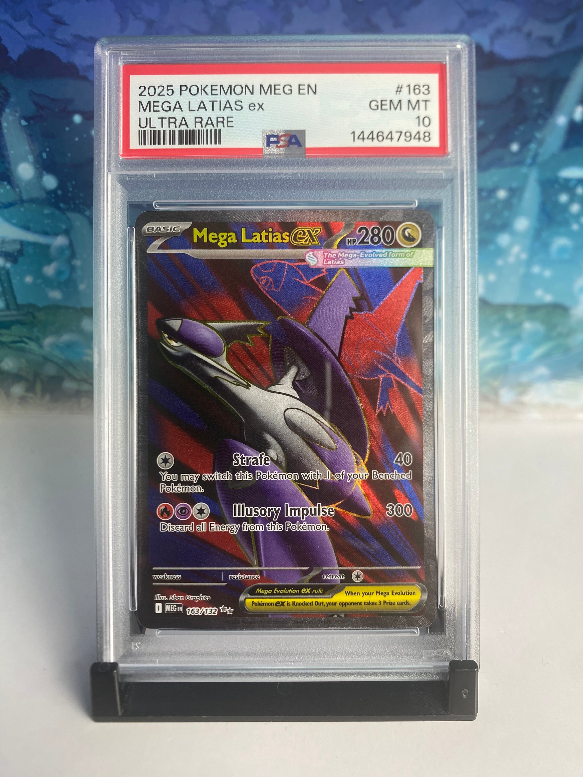 Mega Latias 163 PSA 10 Sealed Collector