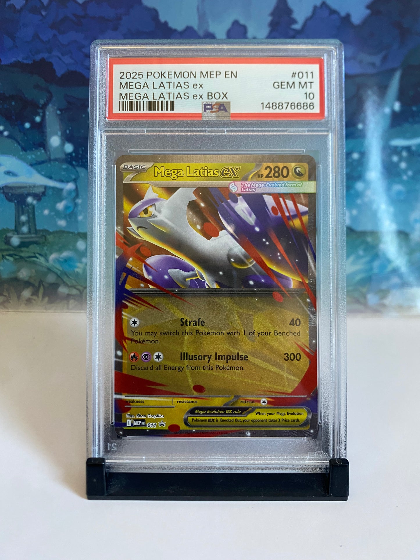 Mega Latias MEP011 PSA 10 Sealed Collector