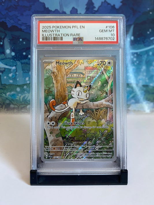 Meowth 106 PSA 10 Sealed Collector