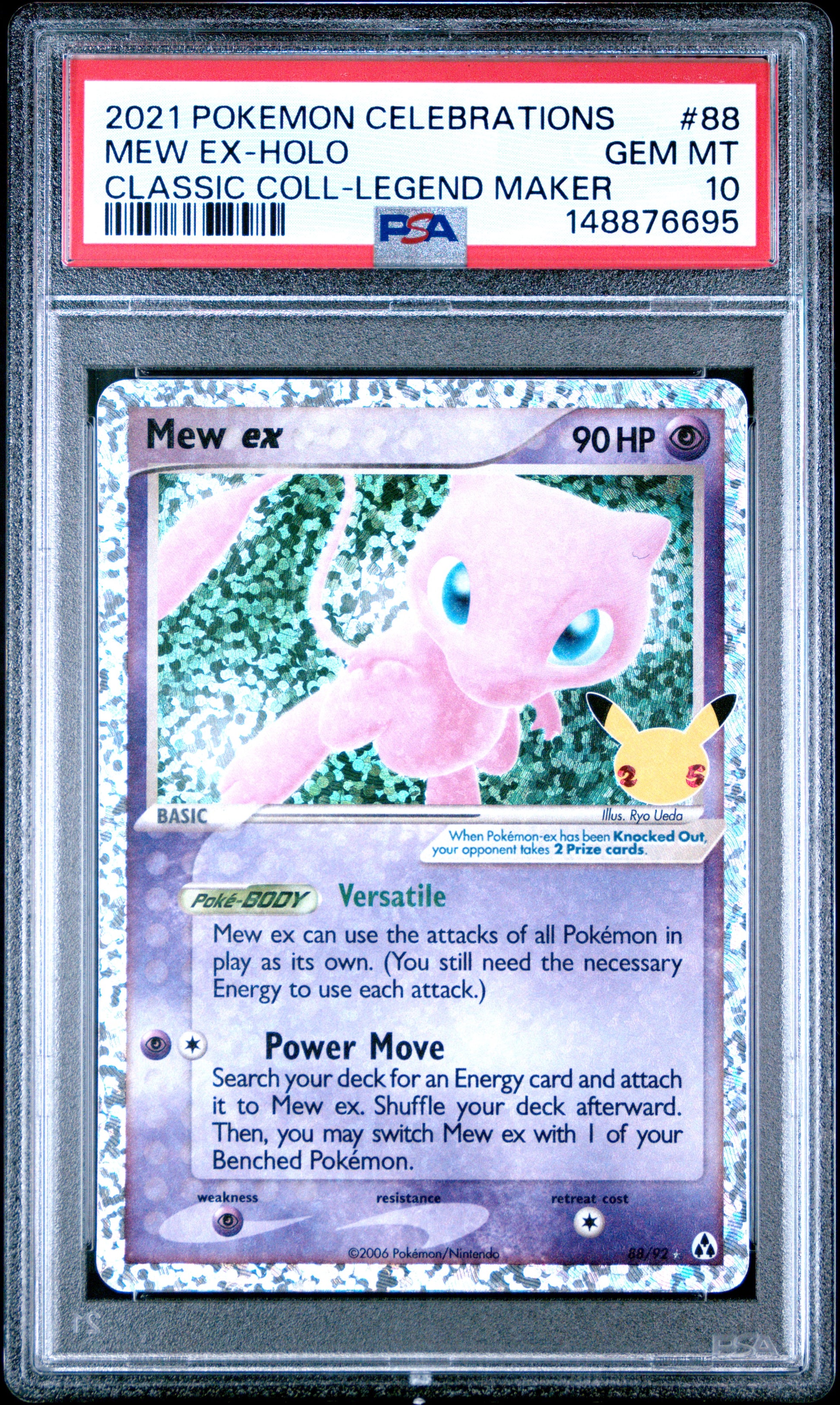 Mew 88 Celebrations PSA 10 voorkant