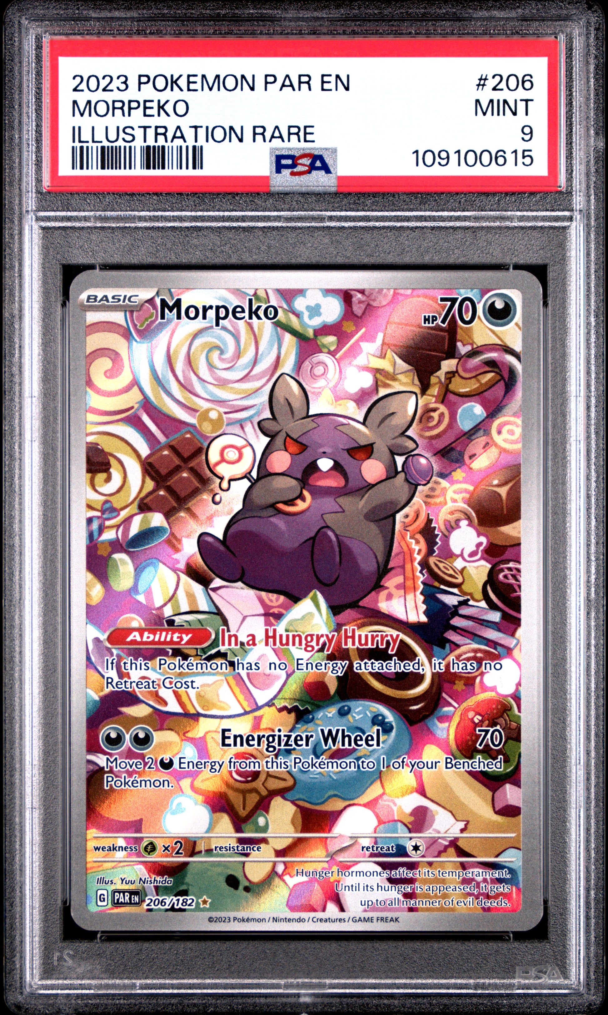 Morpeko 206 Paradox Rift PSA 9 voorkant