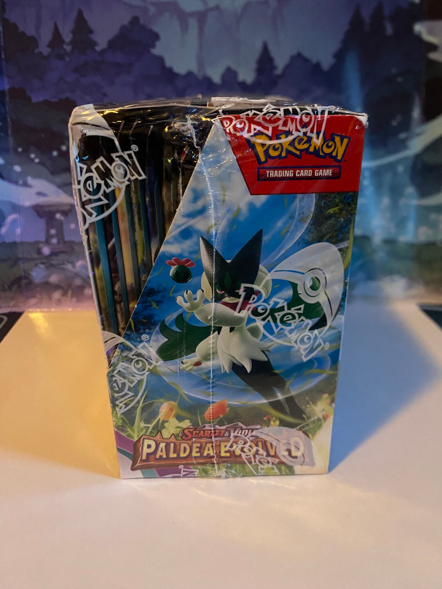 Paldea Evolved booster box zijkant rechts Sealed Collector