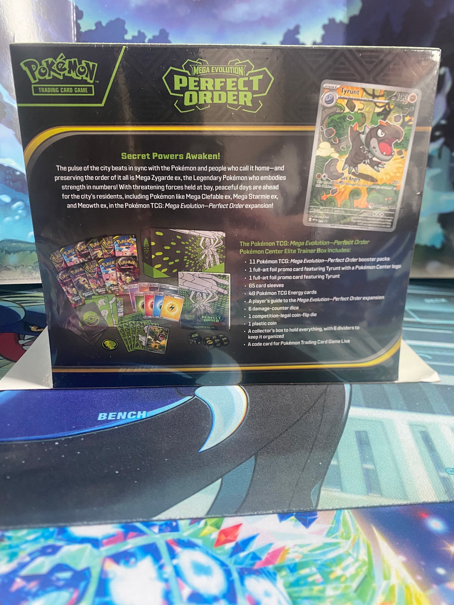 Perfect Order Pokémon Center ETB achterkant