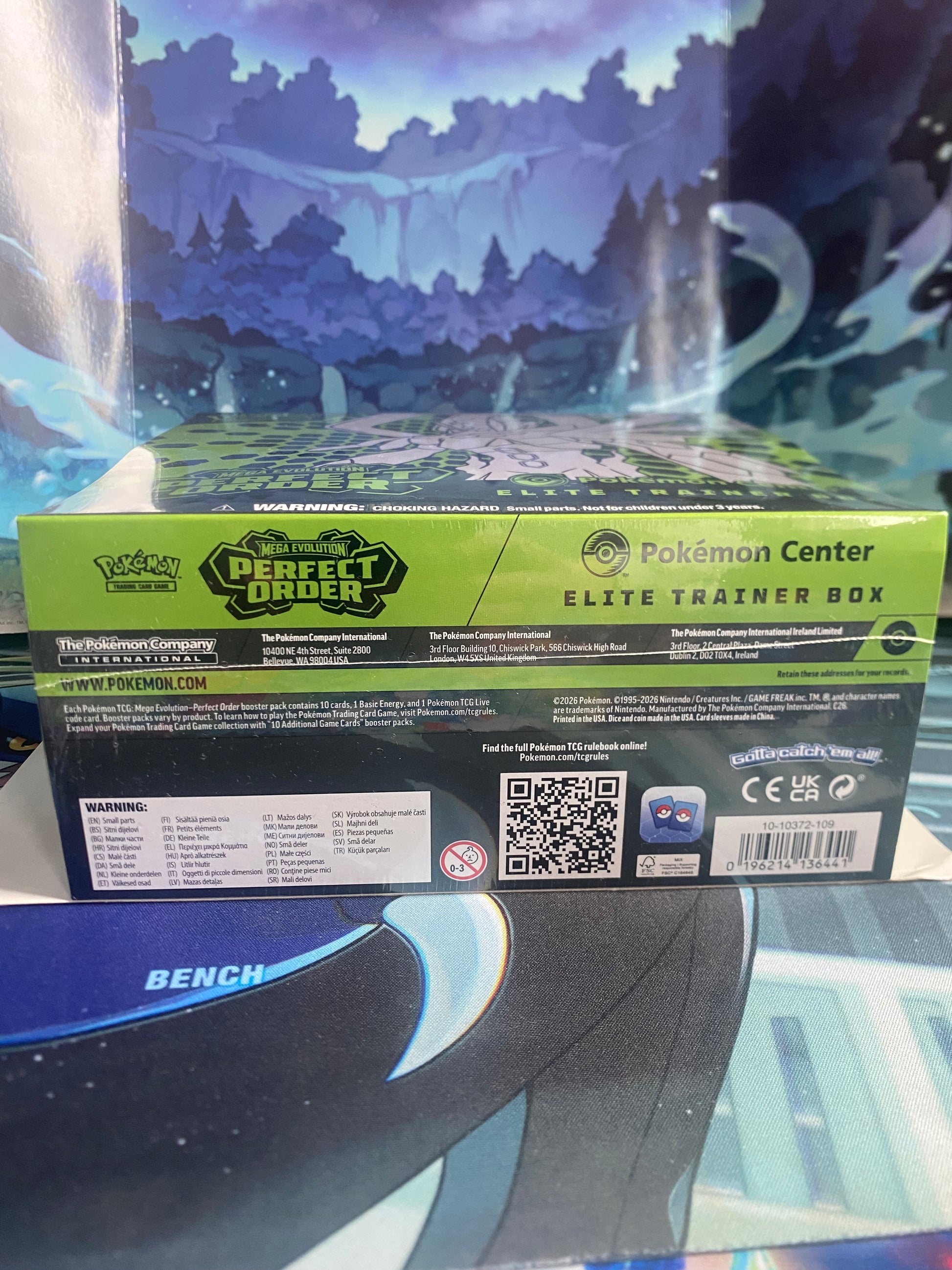 Perfect Order Pokémon Center ETB onderkant