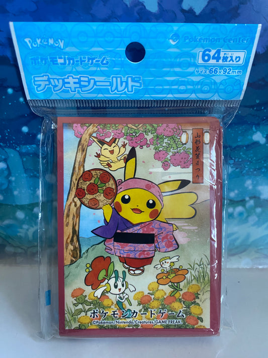 Pikachu & Floette Pokemon Center Japan sleeves 