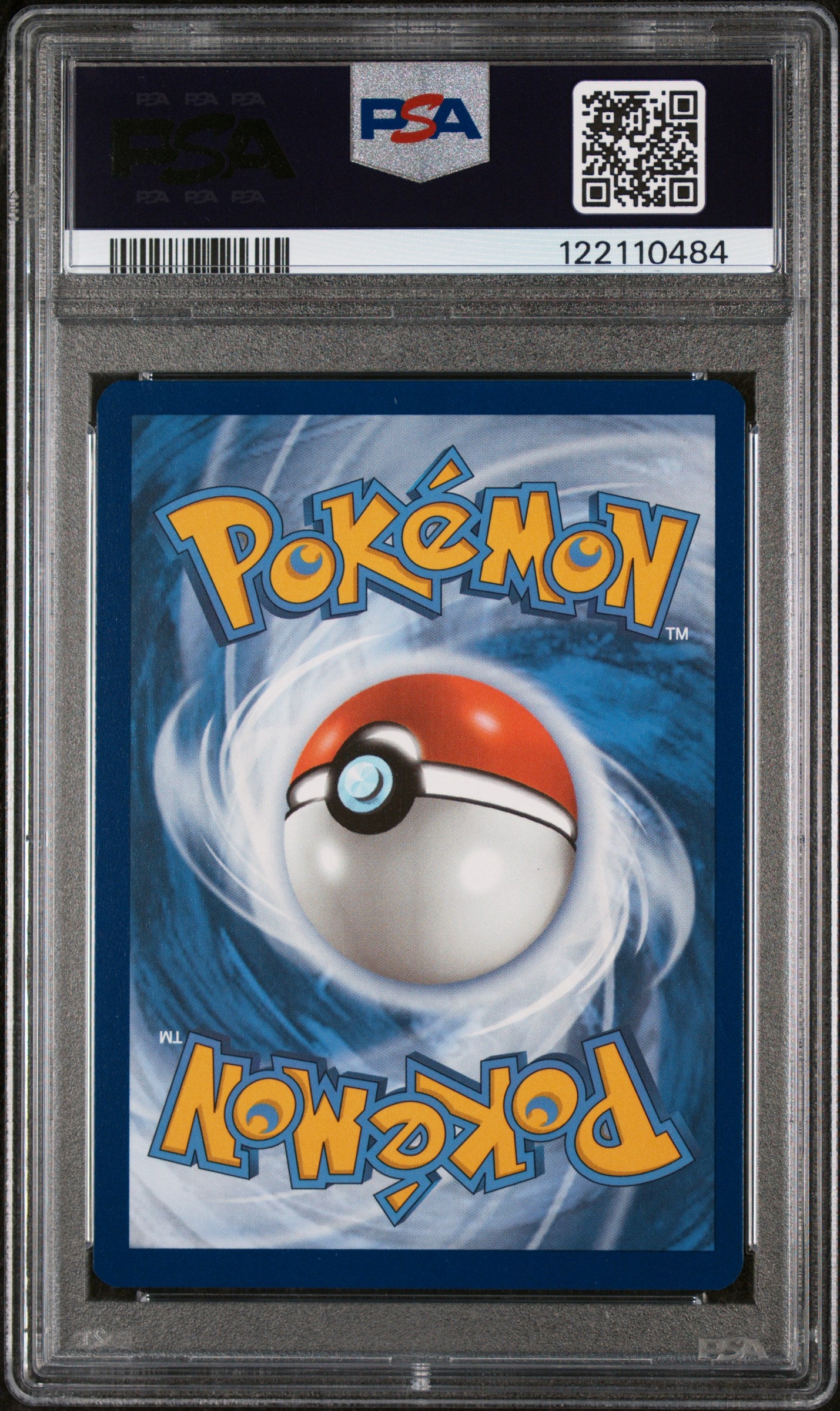 Pikachu Paldea Adventure Chest PSA 10 achterkant