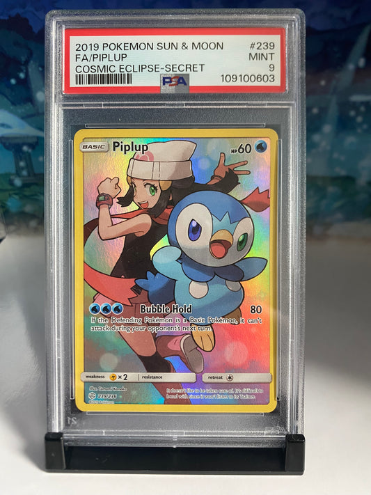 Piplup 239 Cosmic Eclipse PSA 9