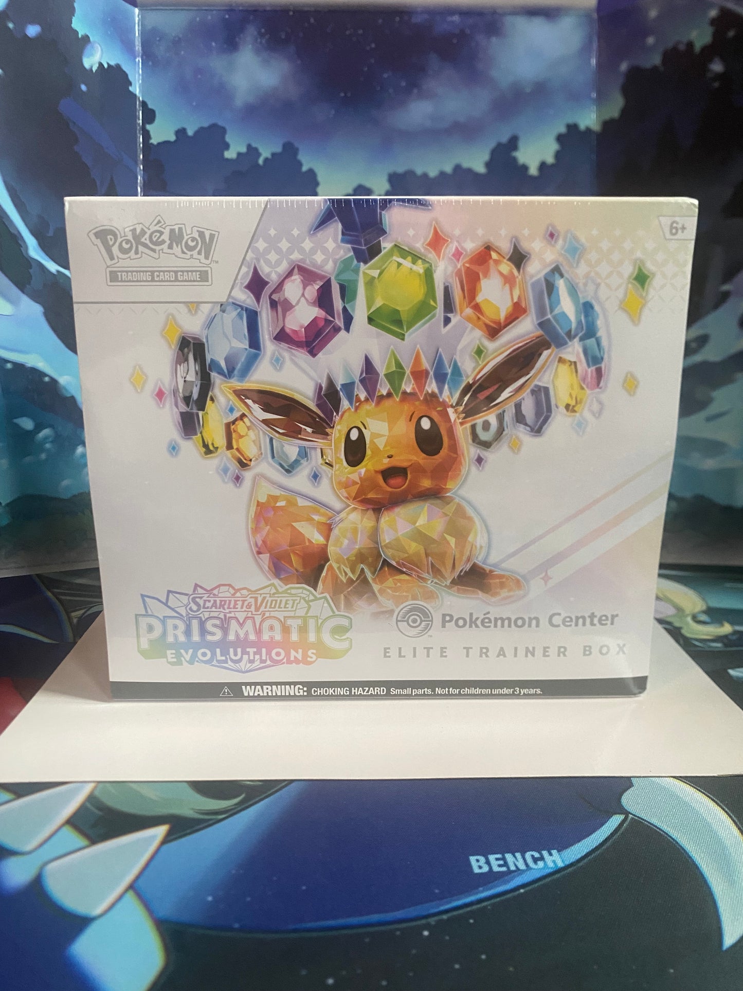Prismatic Evolutions Pokemon Center ETB voorkant Sealed Collector