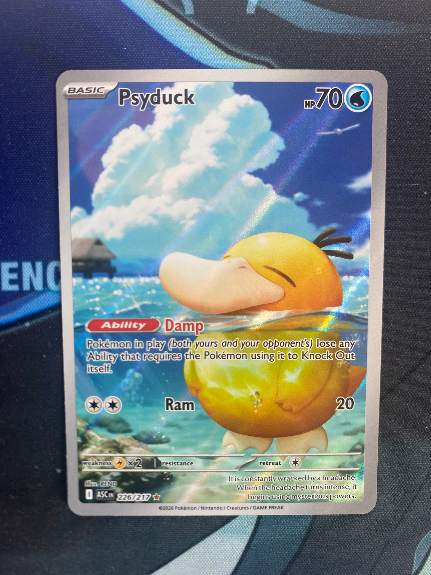 Psyduck 226 Ascended Heroes voorkant uit sleeve