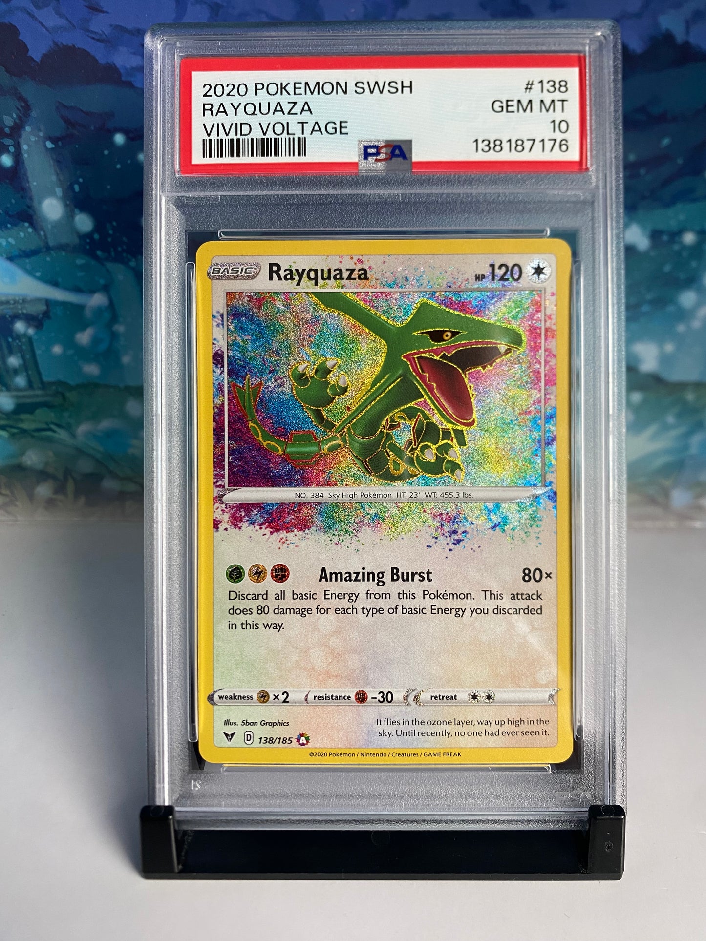 Rayquaza 138 PSA 10 Sealed Collector
