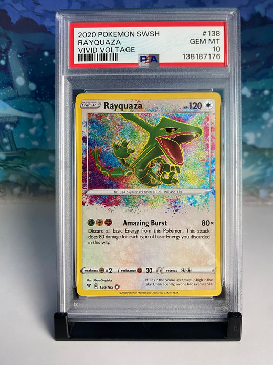 Rayquaza 138 PSA 10 Sealed Collector