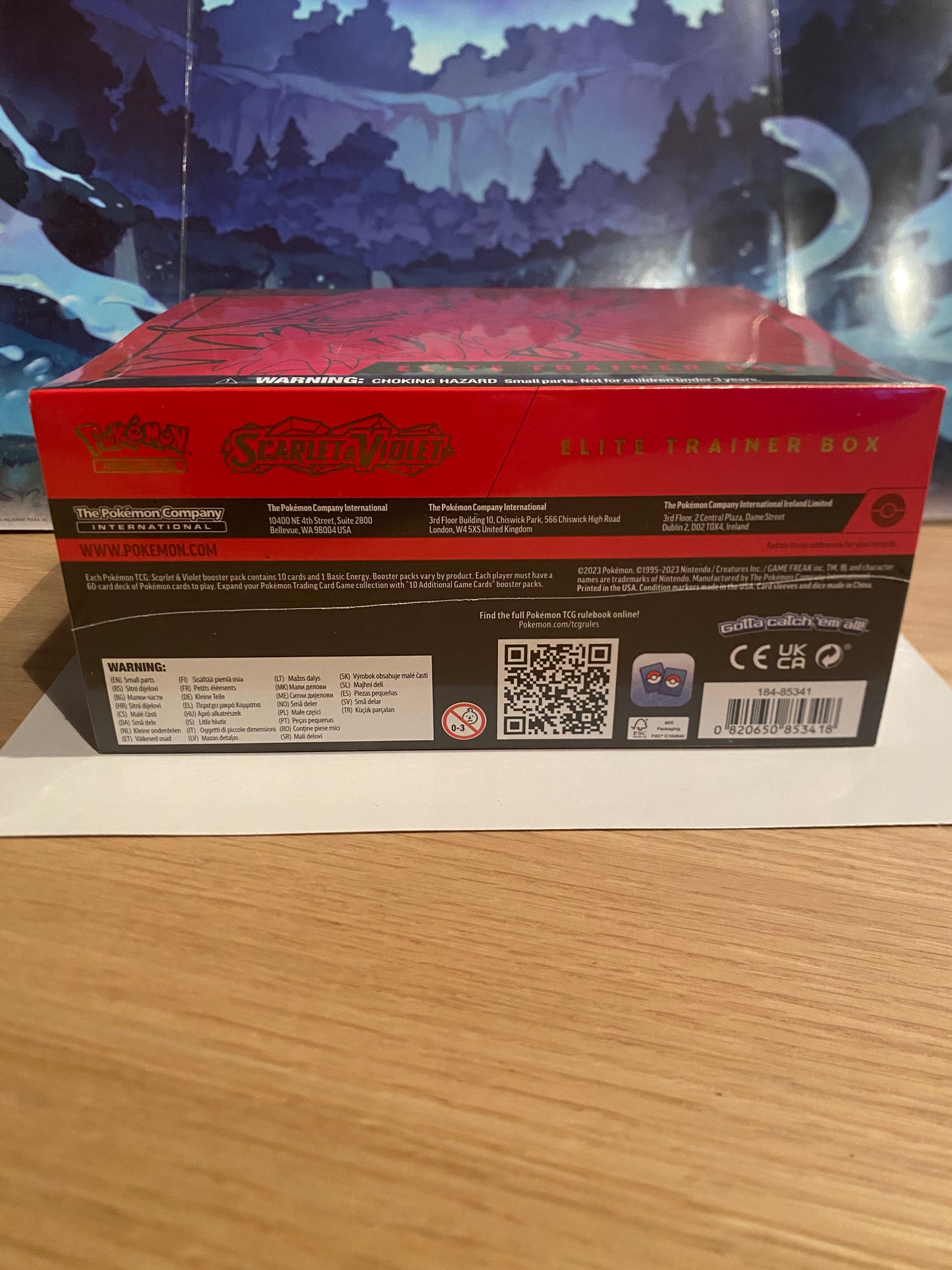 Scarlet & Violet ETB Koraidon onderkant