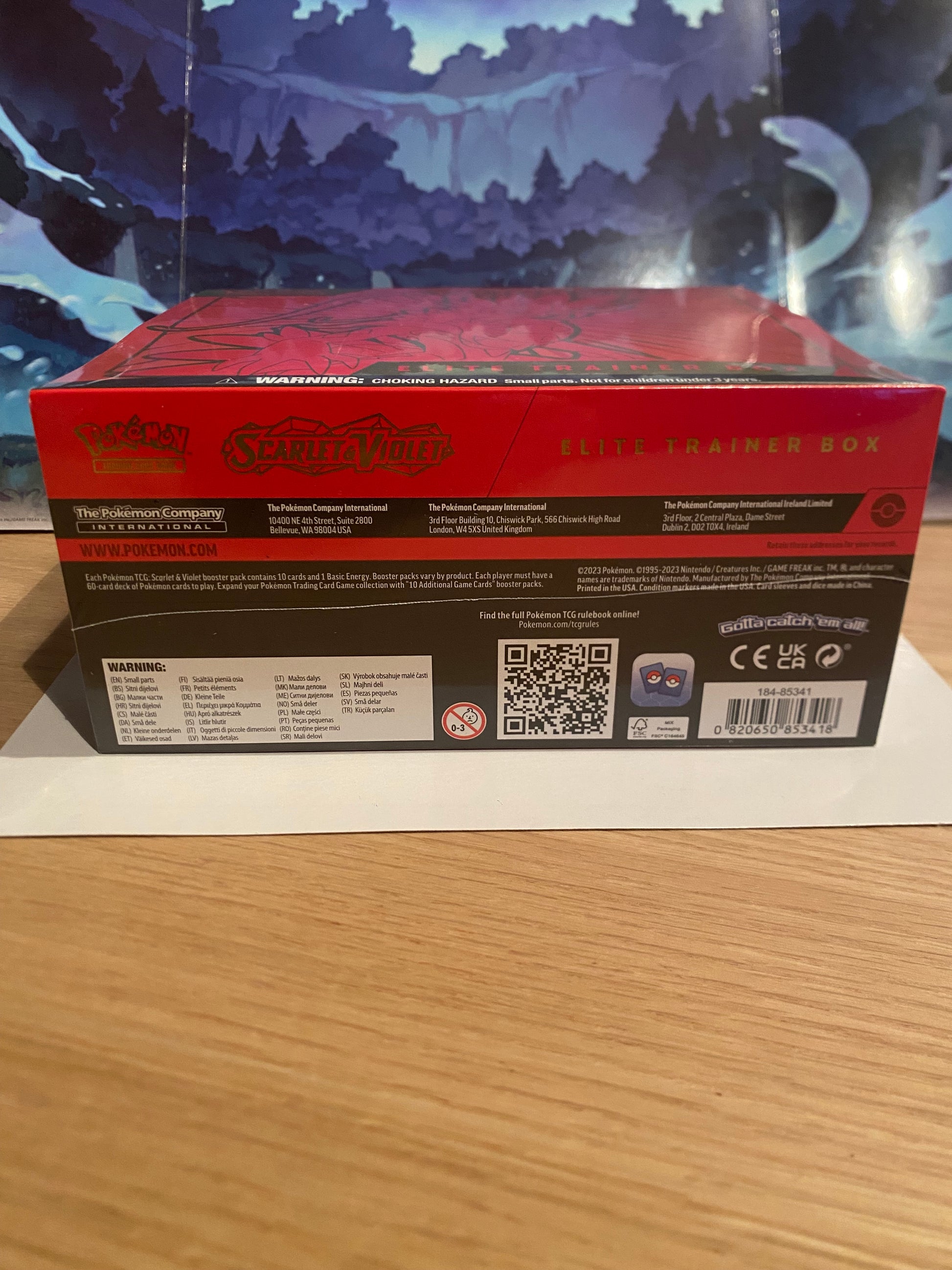Scarlet & Violet ETB Koraidon onderkant