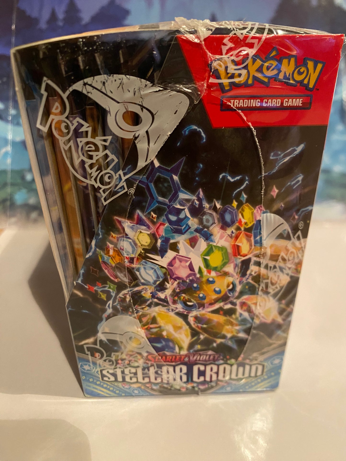 Stellar Crown booster box zijkant links vergroot