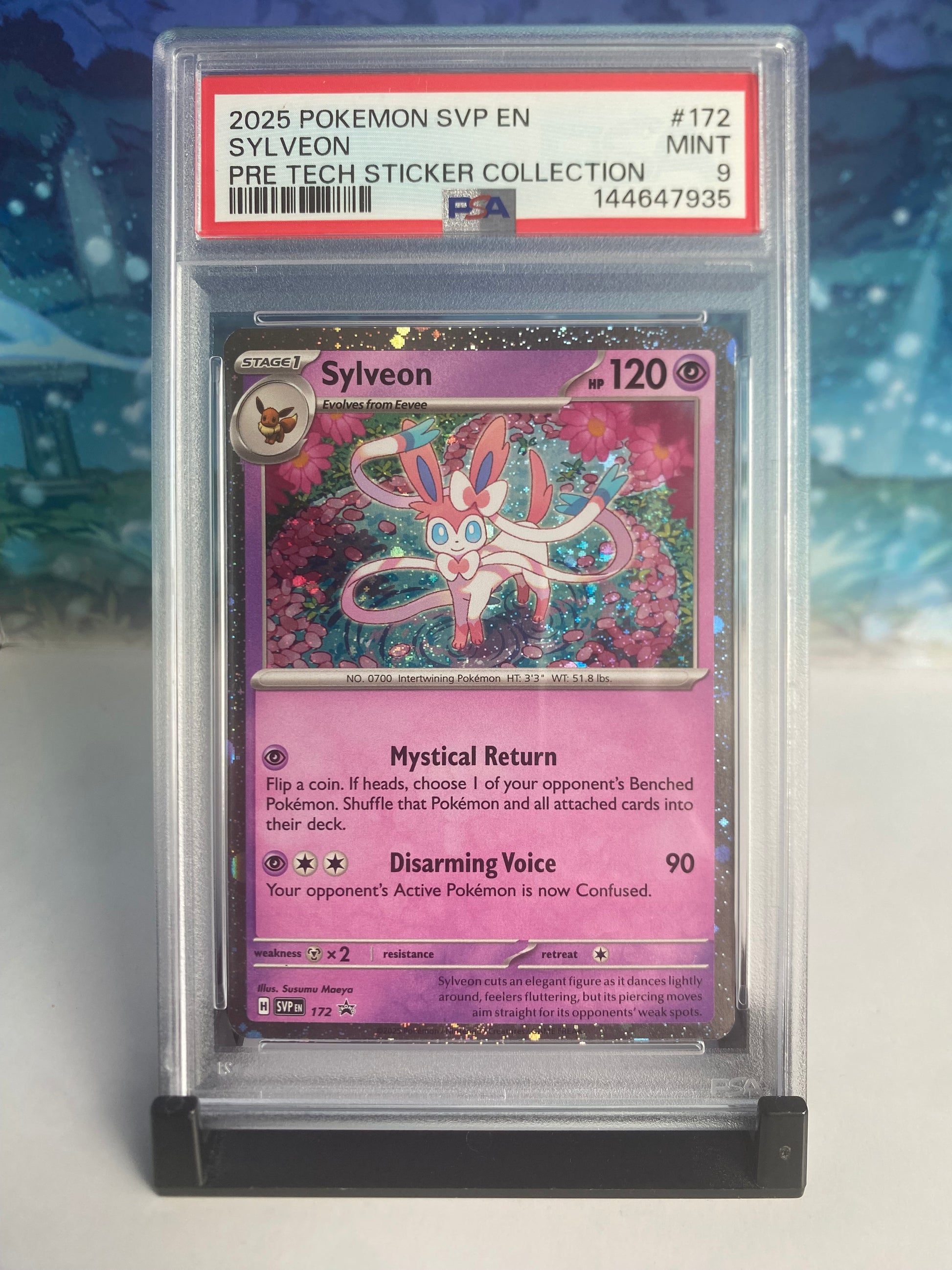 Sylveon SVP172 PSA 9 Sealed Collector