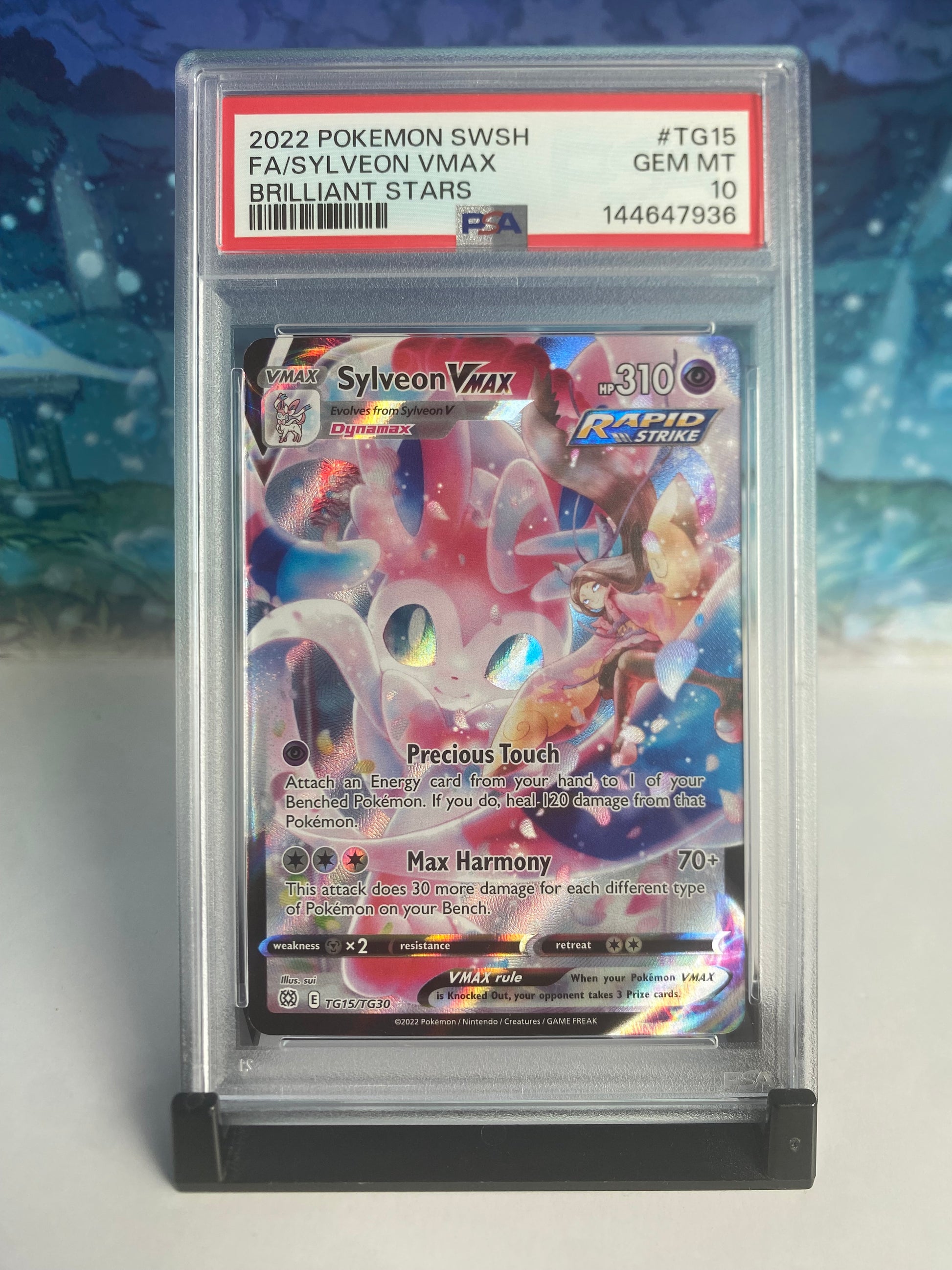 Sylveon Vmax TG15 PSA 10 Sealed Collector