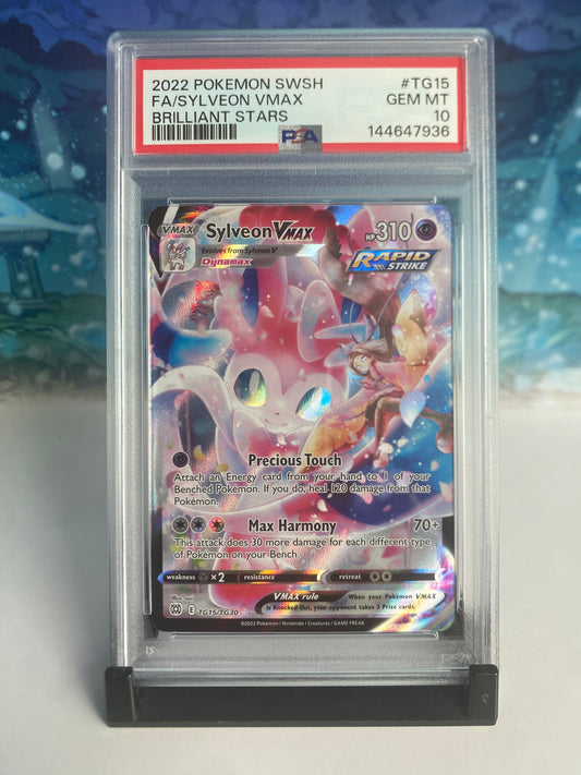 Sylveon Vmax TG15 PSA 10 Sealed Collector